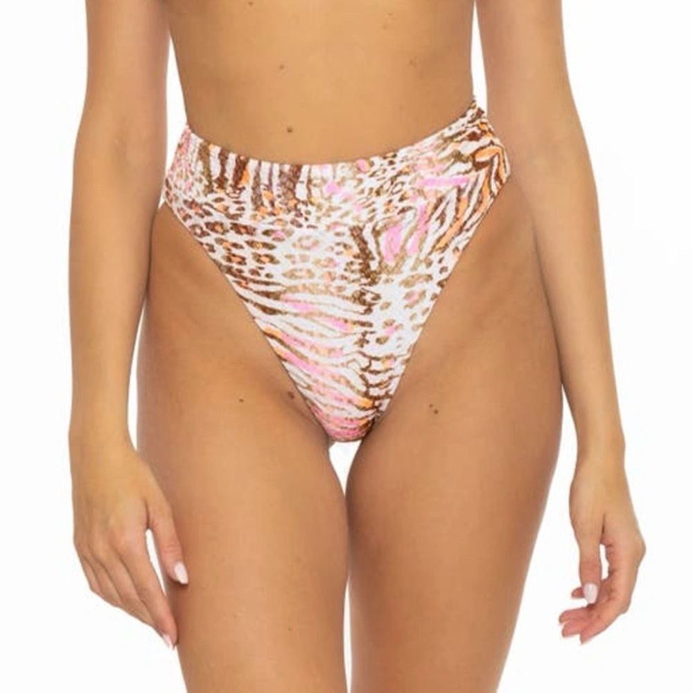 Isabella Rose High Waisted Bikini Bottom Size Small